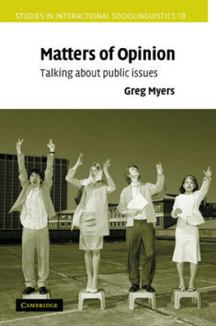 Cover of Matters of Opinion