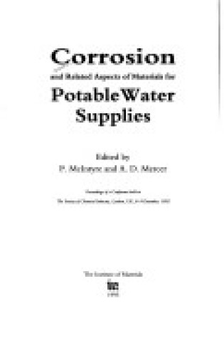 Cover of Corrosion and Related Aspects of Materials for Potable Water Supplies