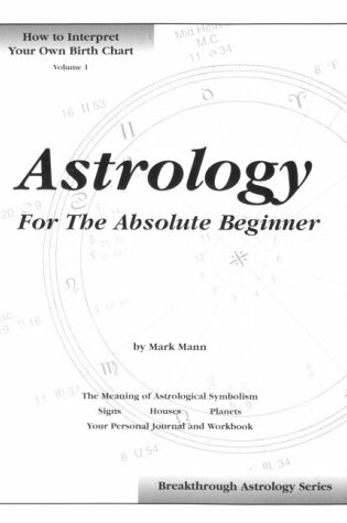 Cover of Astrology for the Absolute Beginner