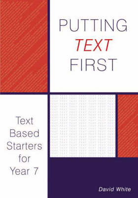 Book cover for Putting Text First