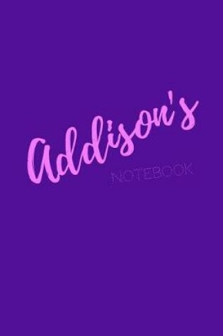 Cover of Addison's Notebook