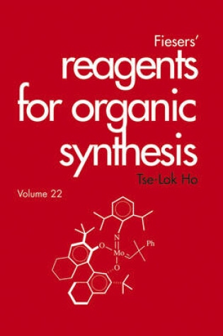 Cover of Fiesers' Reagents for Organic Synthesis, Volume 22