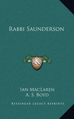 Book cover for Rabbi Saunderson