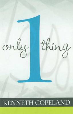 Book cover for Only One Thing