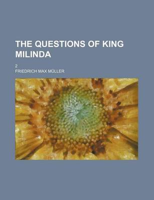 Book cover for The Questions of King Milinda; 2