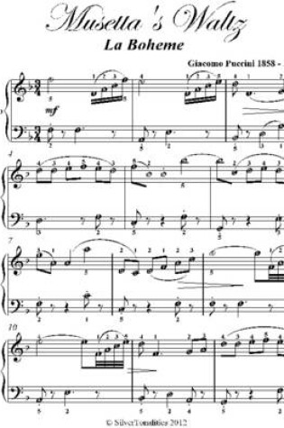 Cover of Musetta's Waltz La Boheme Elementary Piano Sheet Music