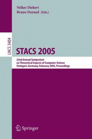 Cover of Stacs 2005