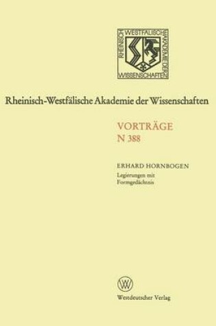 Cover of Legierungen Mit Formgedachtnis