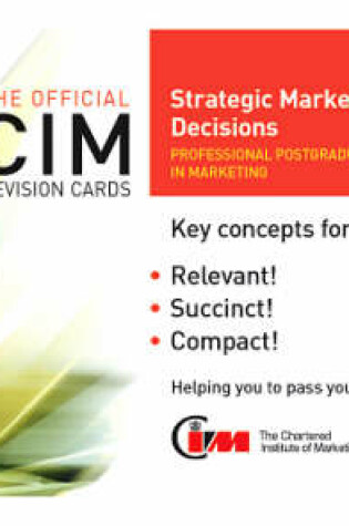 Cover of Strategic Marketing Decisions