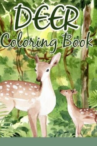 Cover of Deer Coloring Book