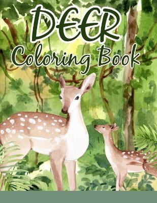 Book cover for Deer Coloring Book