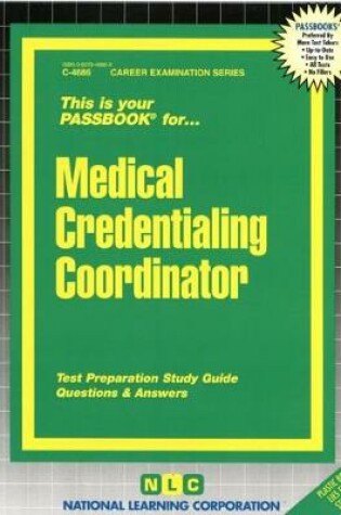 Cover of Medical Credentialing Coordinator