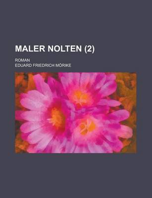 Book cover for Maler Nolten (2); Roman