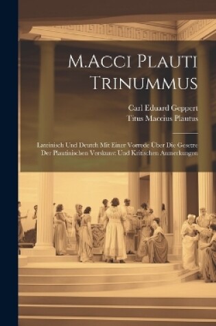 Cover of M.Acci Plauti Trinummus