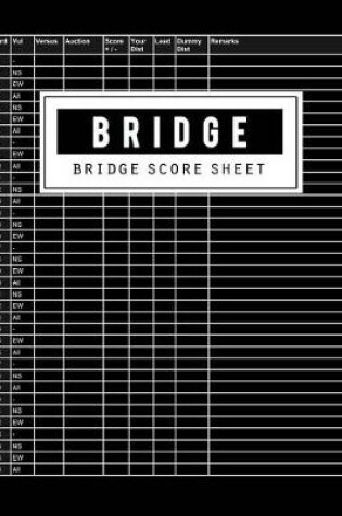 Cover of Bridge Score Sheet