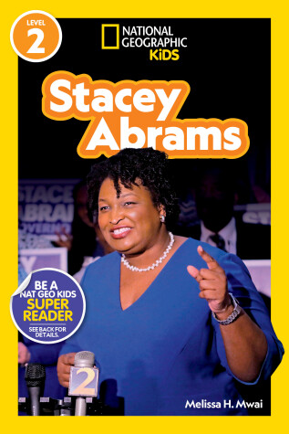 Book cover for National Geographic Readers: Stacey Abrams (Level 2)