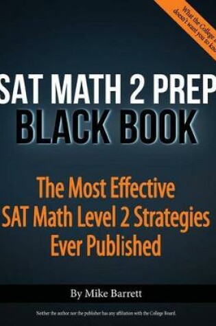 Cover of SAT Math 2 Prep Black Book