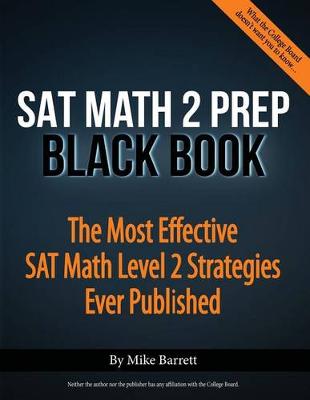 Book cover for SAT Math 2 Prep Black Book