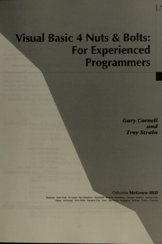 Cover of Visual Basic Nuts and Bolts