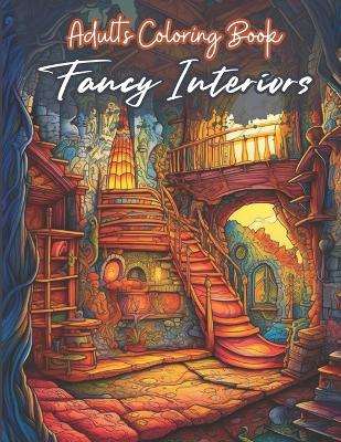 Book cover for Fancy Interiors Coloring Book