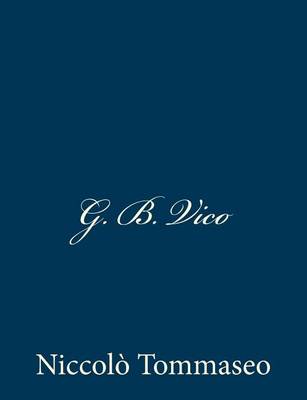 Book cover for G. B. Vico