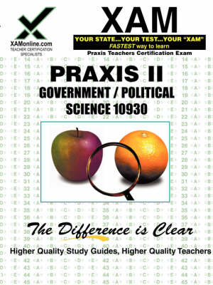 Book cover for Praxis Government/Political Science 10930 Teacher Certification Test Prep Study Guide