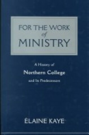 Cover of For the Work of the Ministry