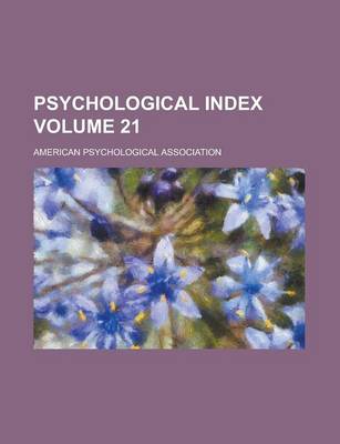 Book cover for Psychological Index Volume 21