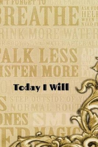 Cover of Today I Will