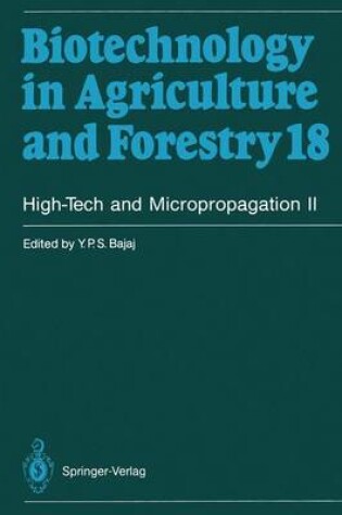Cover of High-Tech and Micropropagation