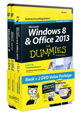 Book cover for Windows 8 and Office 2013 For Dummies, Book + 2 DVD Bundle