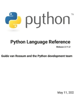 Cover of Python Language Reference Release 3.11.3