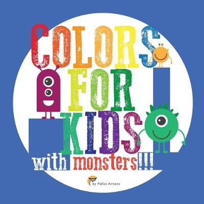 Book cover for COLORS for KIDS with monsters !!!