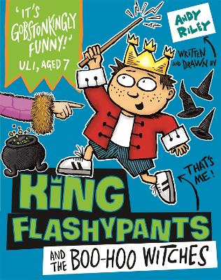 Book cover for King Flashypants and the Boo-Hoo Witches