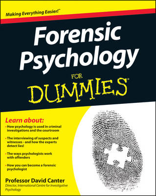 Book cover for Forensic Psychology For Dummies