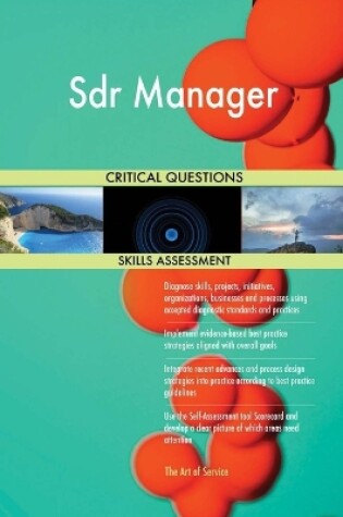 Cover of Sdr Manager Critical Questions Skills Assessment