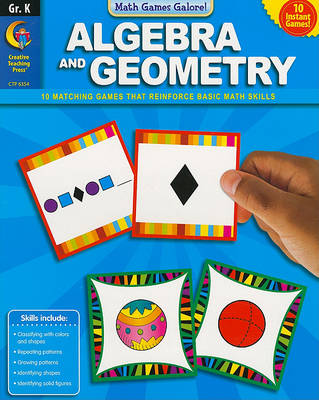 Book cover for Algebra and Geometry, Grade K