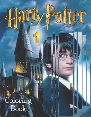 Book cover for Harry Potter Coloring Book 1