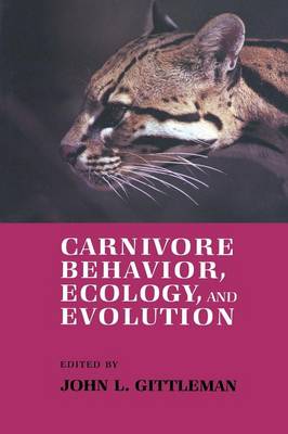 Book cover for Carnivore Behavior, Ecology, and Evolution