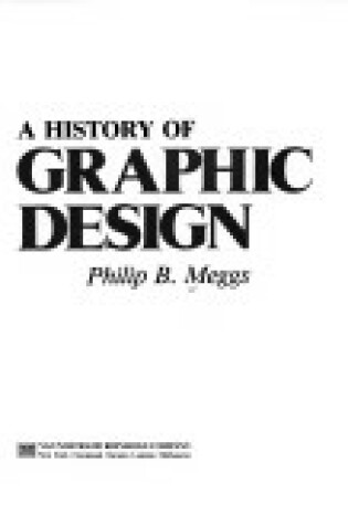 Cover of A History of Graphic Design