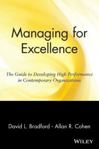 Cover of Managing for Excellence