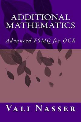 Book cover for Additional Mathematics