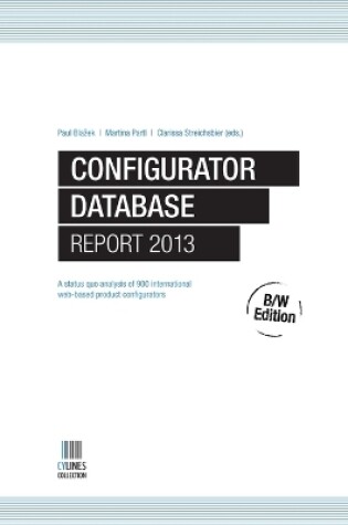 Cover of Configurator Database Report 2013, B/W Edition