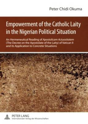 Book cover for Empowerment of the Catholic Laity in the Nigerian Political Situation