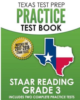 Book cover for TEXAS TEST PREP Practice Test Book STAAR Reading Grade 3