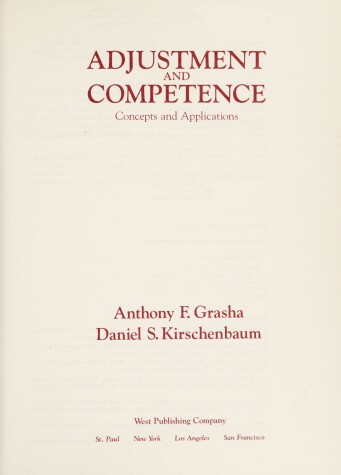 Book cover for Adjustment and Competence