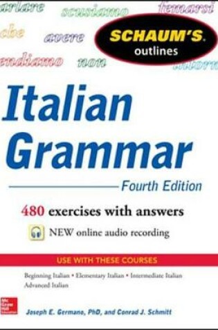 Cover of Schaum's Outline of Italian Grammar, 4th Edition