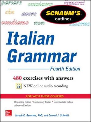 Cover of Schaum's Outline of Italian Grammar, 4th Edition