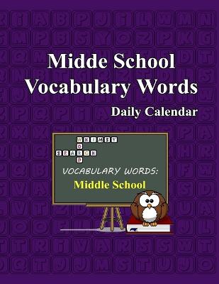 Book cover for Whimsy Word Search, Middle School Vocabulary Words - Daily Calendar