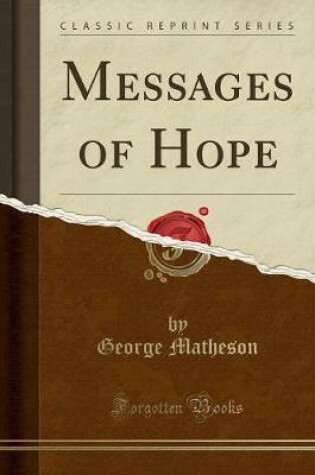 Cover of Messages of Hope (Classic Reprint)
